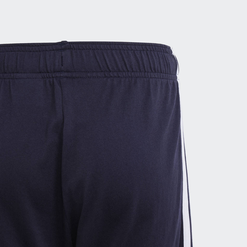 sweatshort donkerblauw/wit