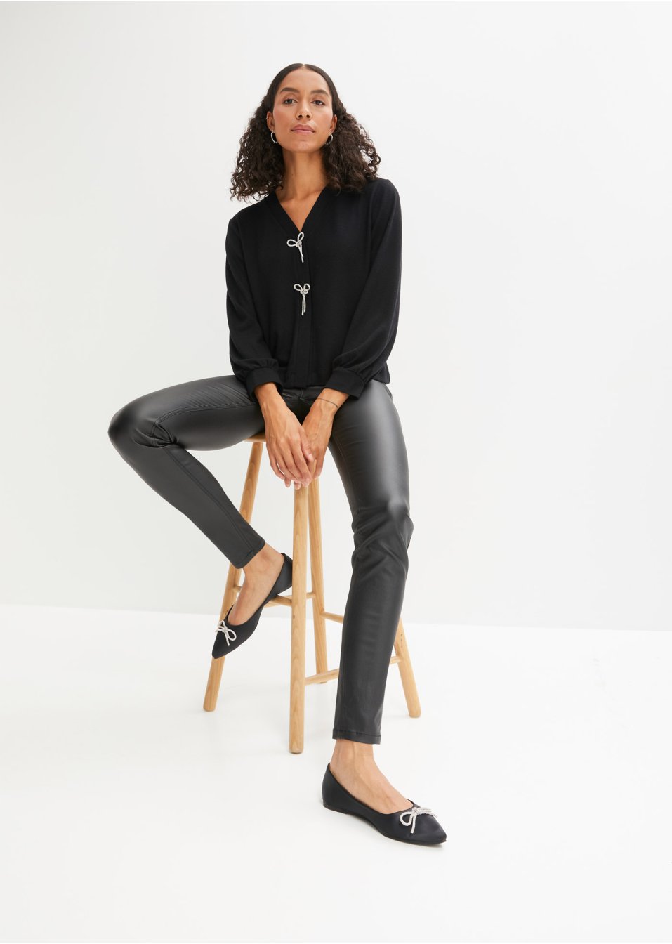 Pantalon taille haute