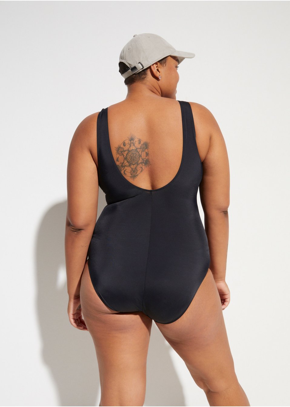 Maillot 1 pièce en polyamide recyclé