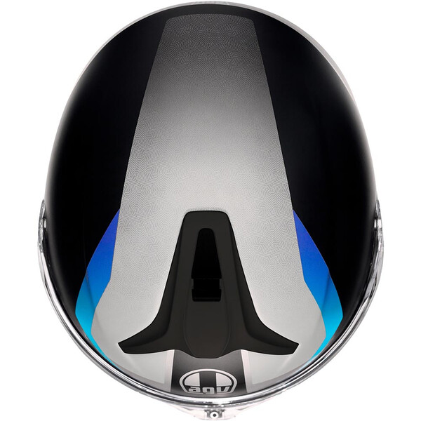 AGV - Casque Tourmodular Stray Noir Mat / Gris / Bleu