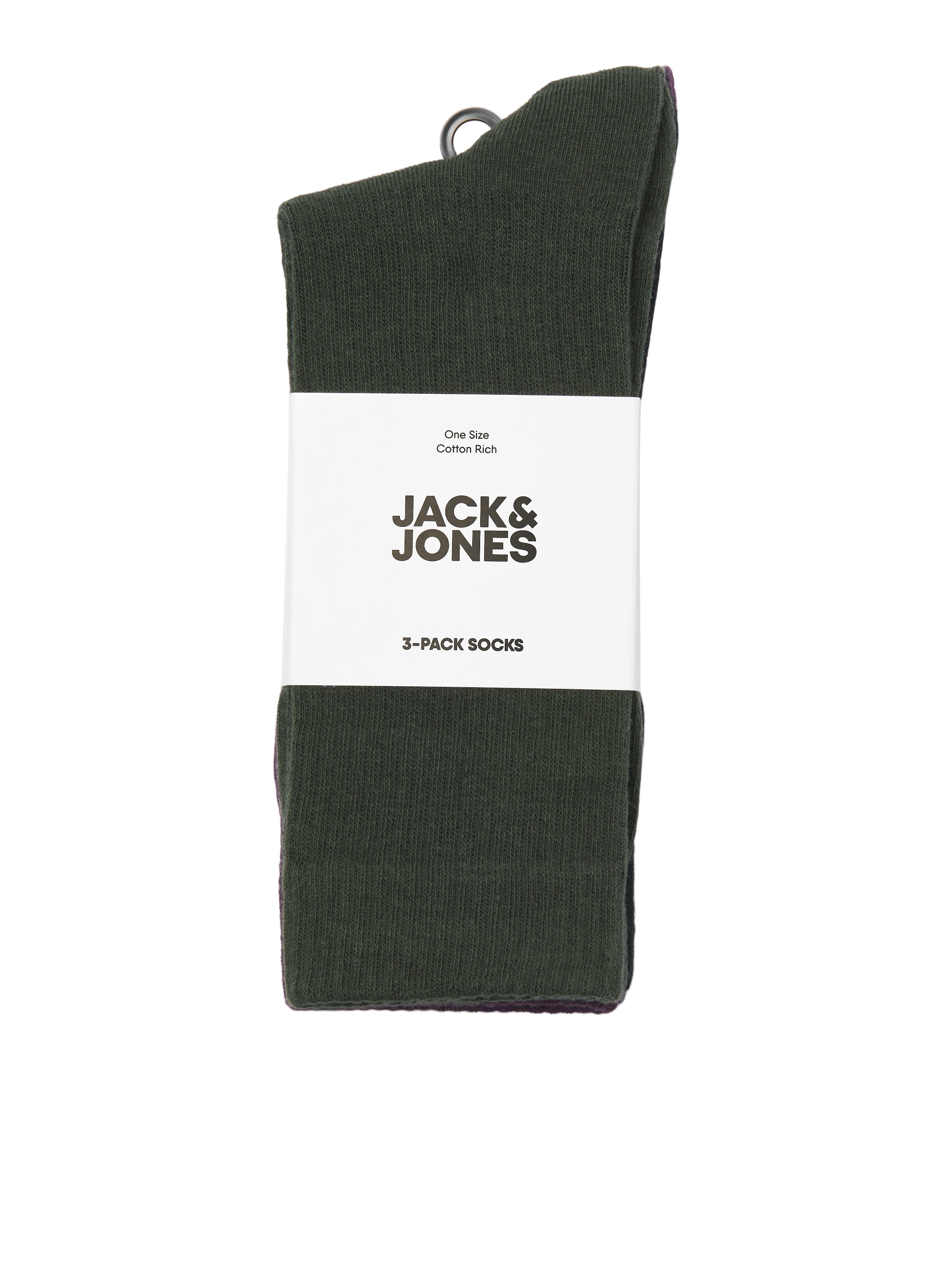 Jack & Jones Freizeitsocken »JACSOHO TENNIS SOCKS 3 PACK NOOS« Packung, 3 Stk. tlg. mit Logostickerei