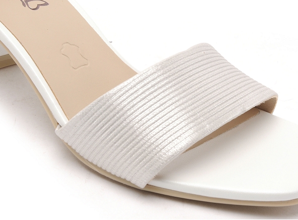 Caprice nu pieds talons femme 28302 blanc