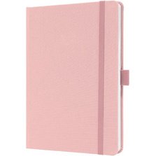 Carnet de notes Jolie Feel, tissu, A5, ligné