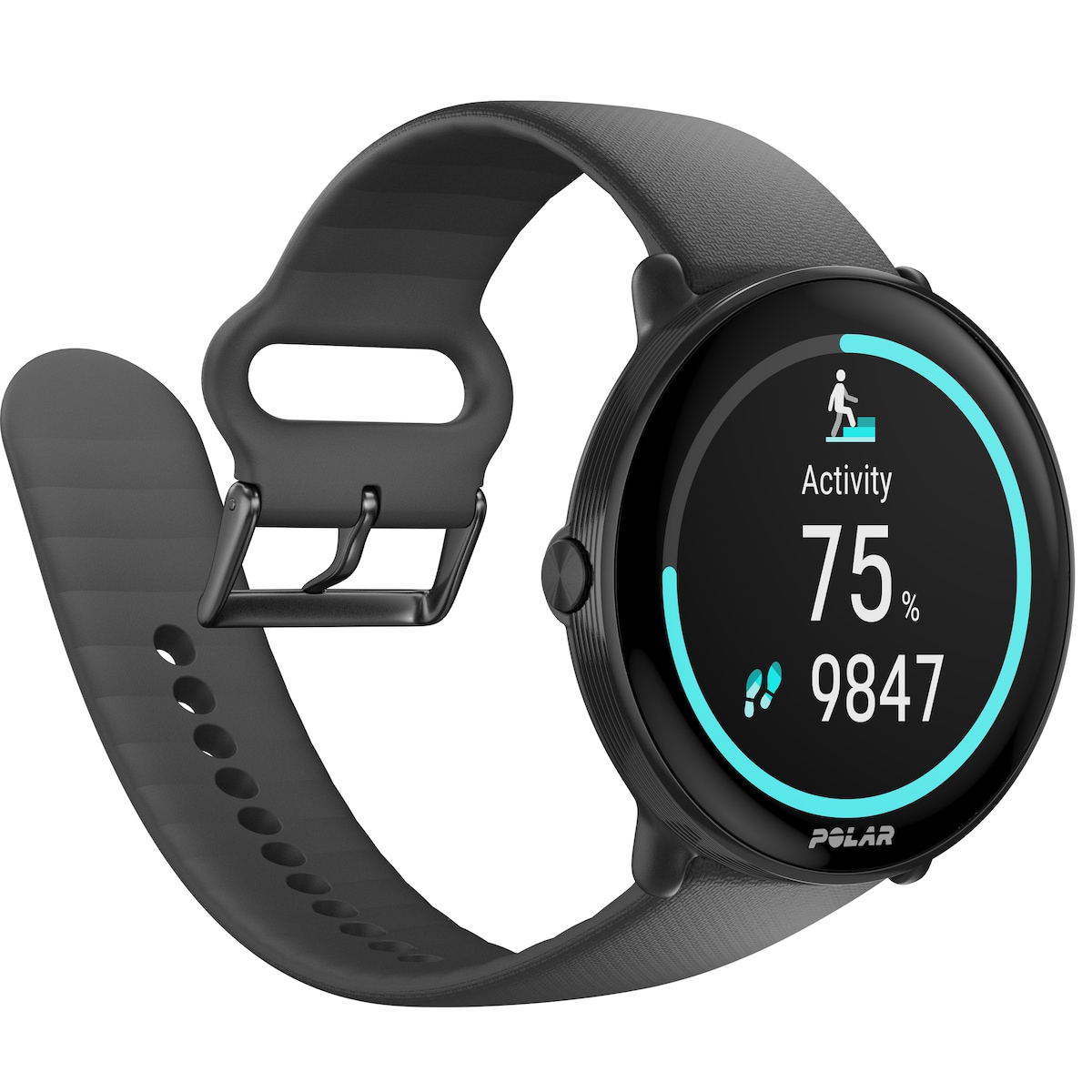 Polar Ignite 3 sportsklokke S-L (sort/sort)
