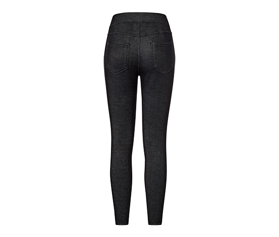 Gefütterte Leggings in Jeansoptik