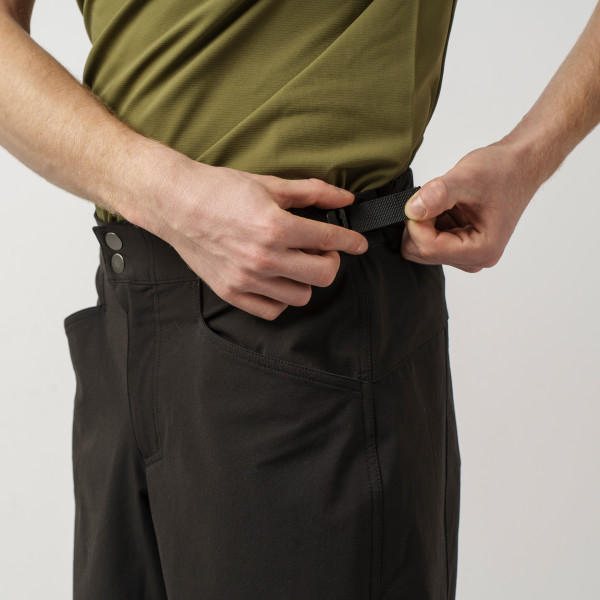 GripGrab Flow 2-i-1 Tekniske Cykelshorts Herre Sort