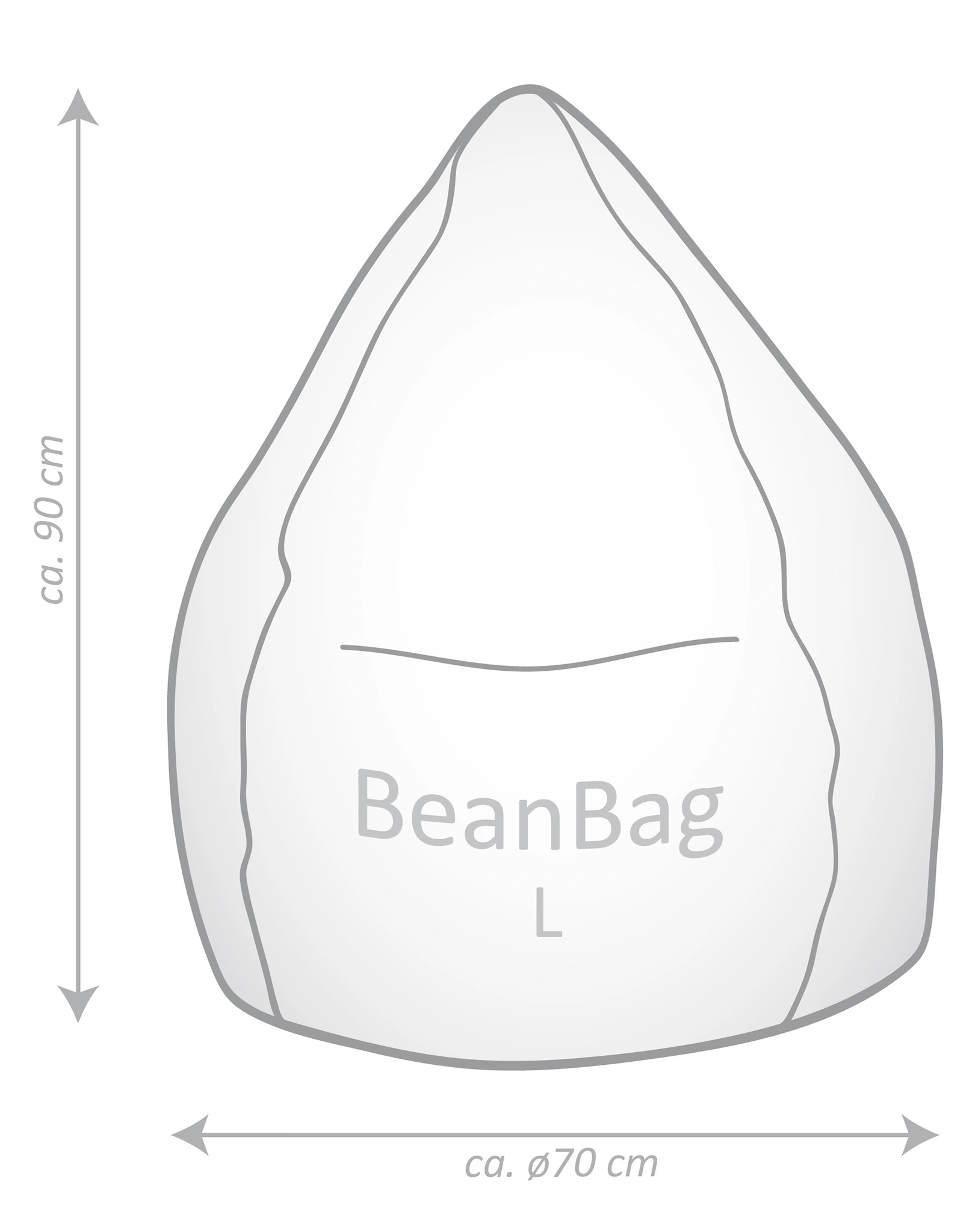Sitzsack BeanBag PIRAT L (Farbe: blau)