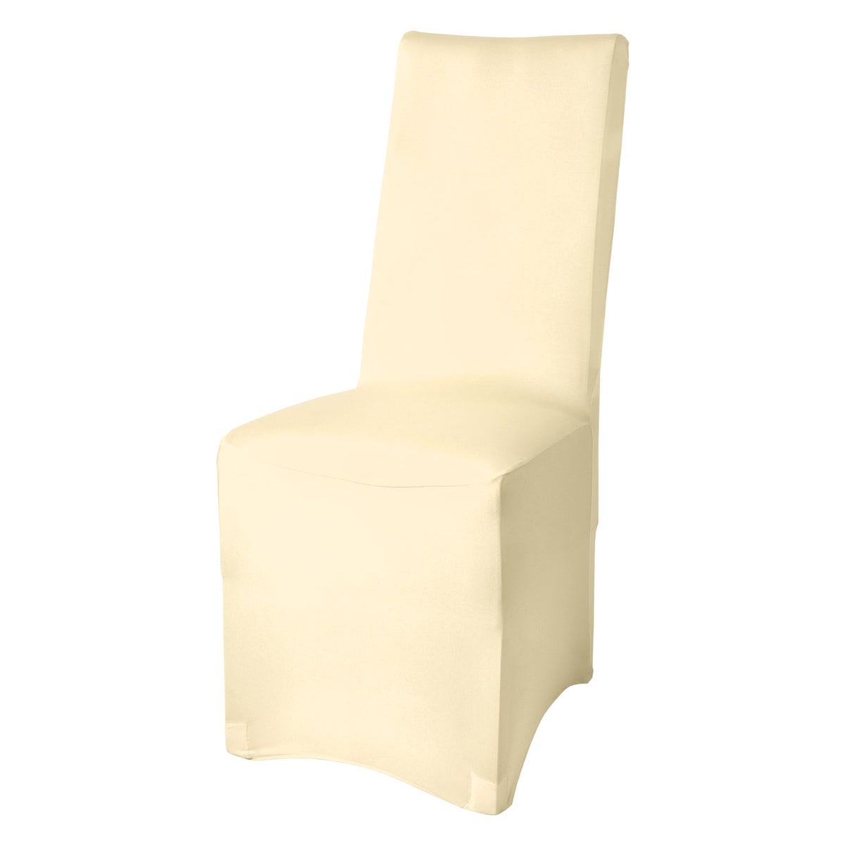 Beautissu Leona stoelhoes 95x45cm crème stretch banket