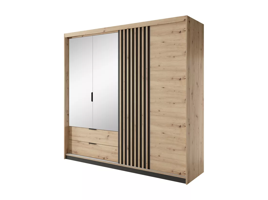 Armoire TALLY WR220 3D2D6S 220x60x211 Beige