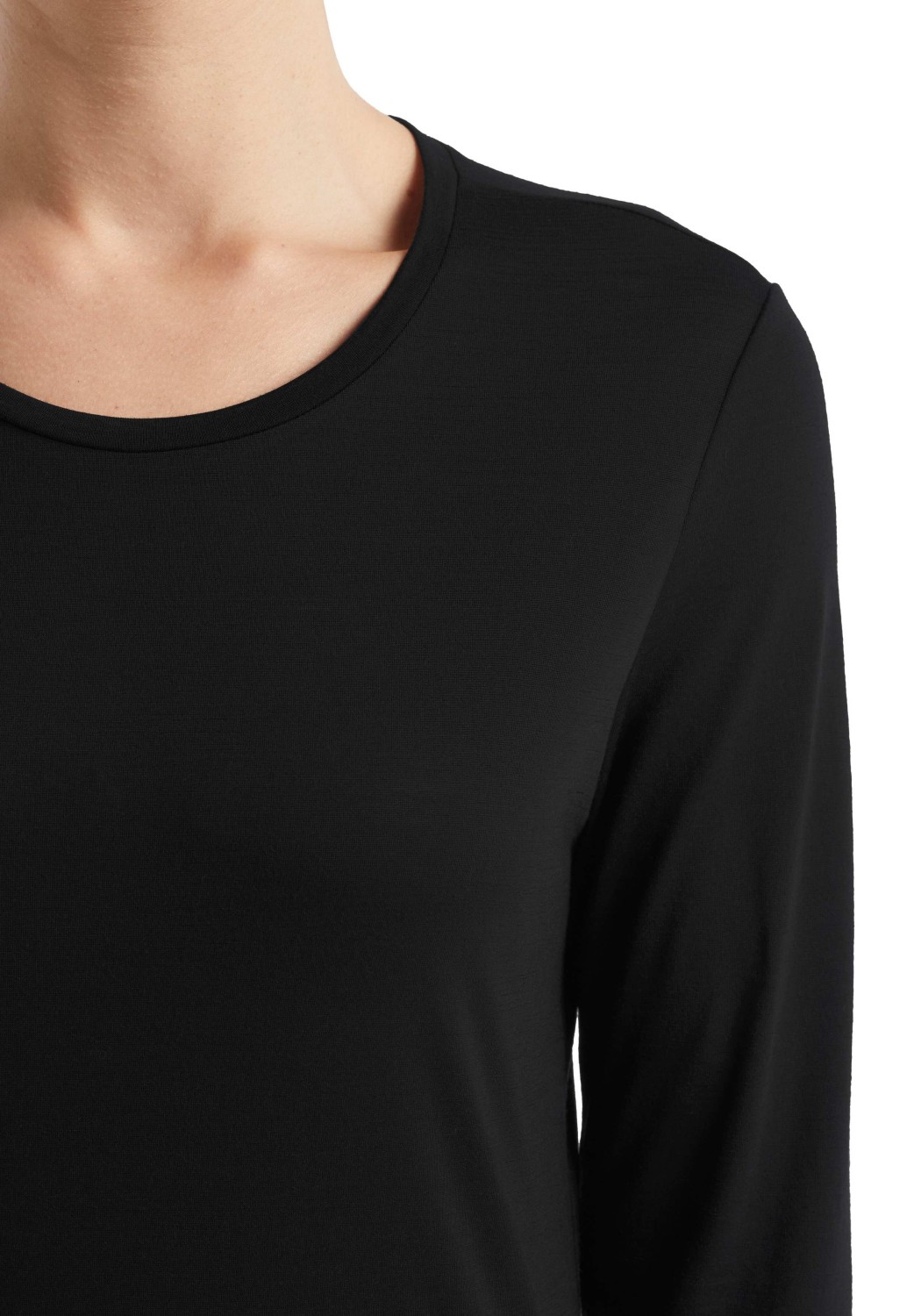 Icebreaker Damen-Langarmshirt Sphere II LS Tee Black