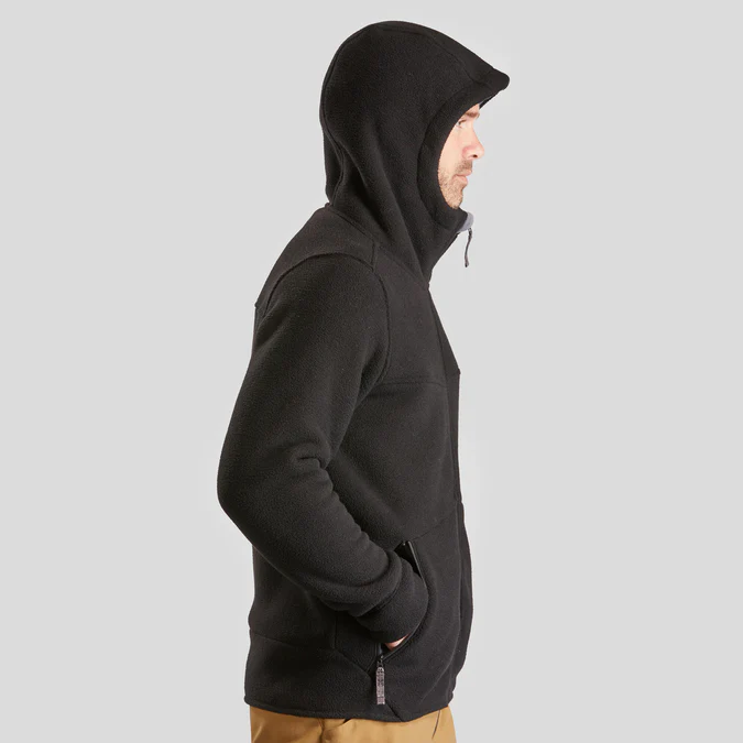 Decathlon Quechua - Jaqueta de lã polar para caminhadas masculina Quechua SH500