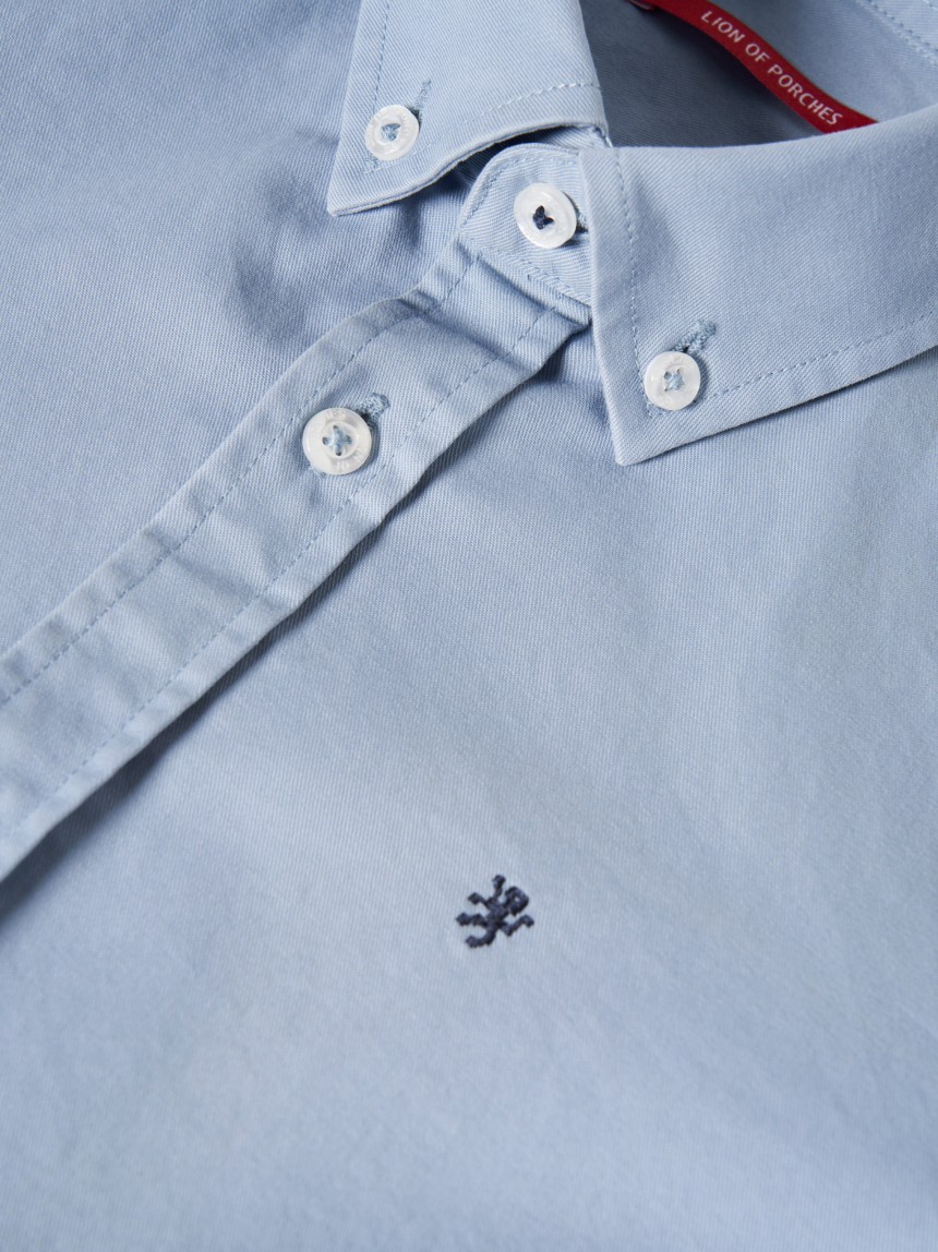 Camisa de algodão manga comprida