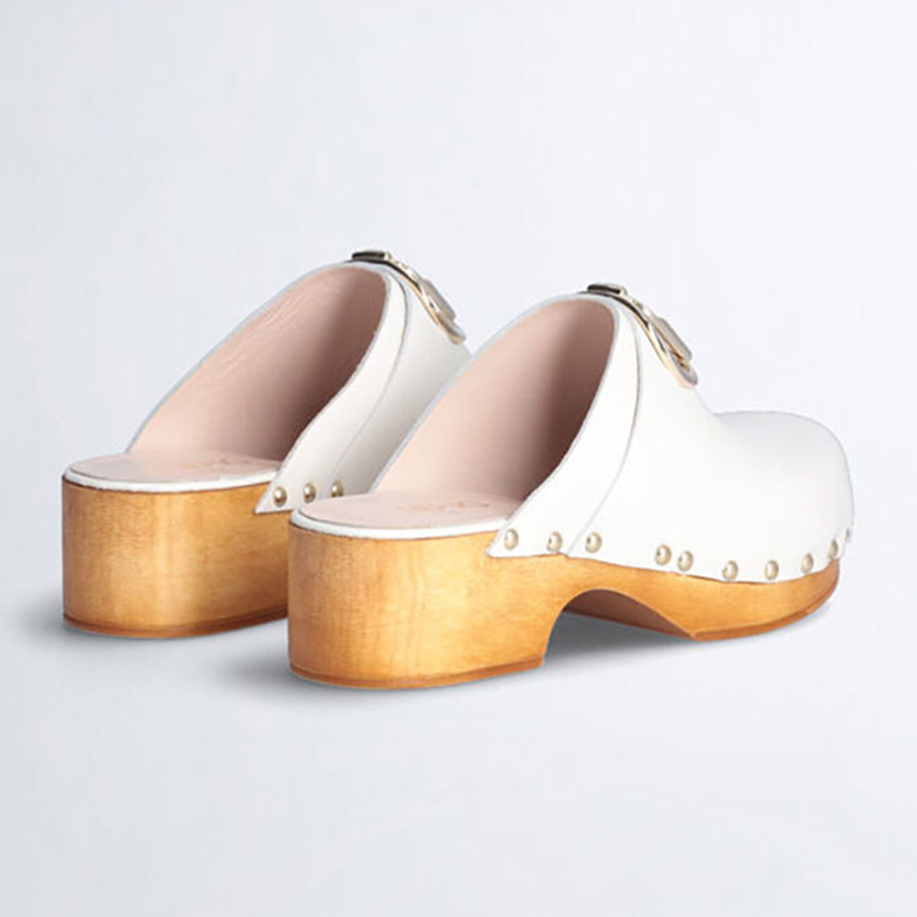 Liu-Jo Sabots en Cuir Nina blancs