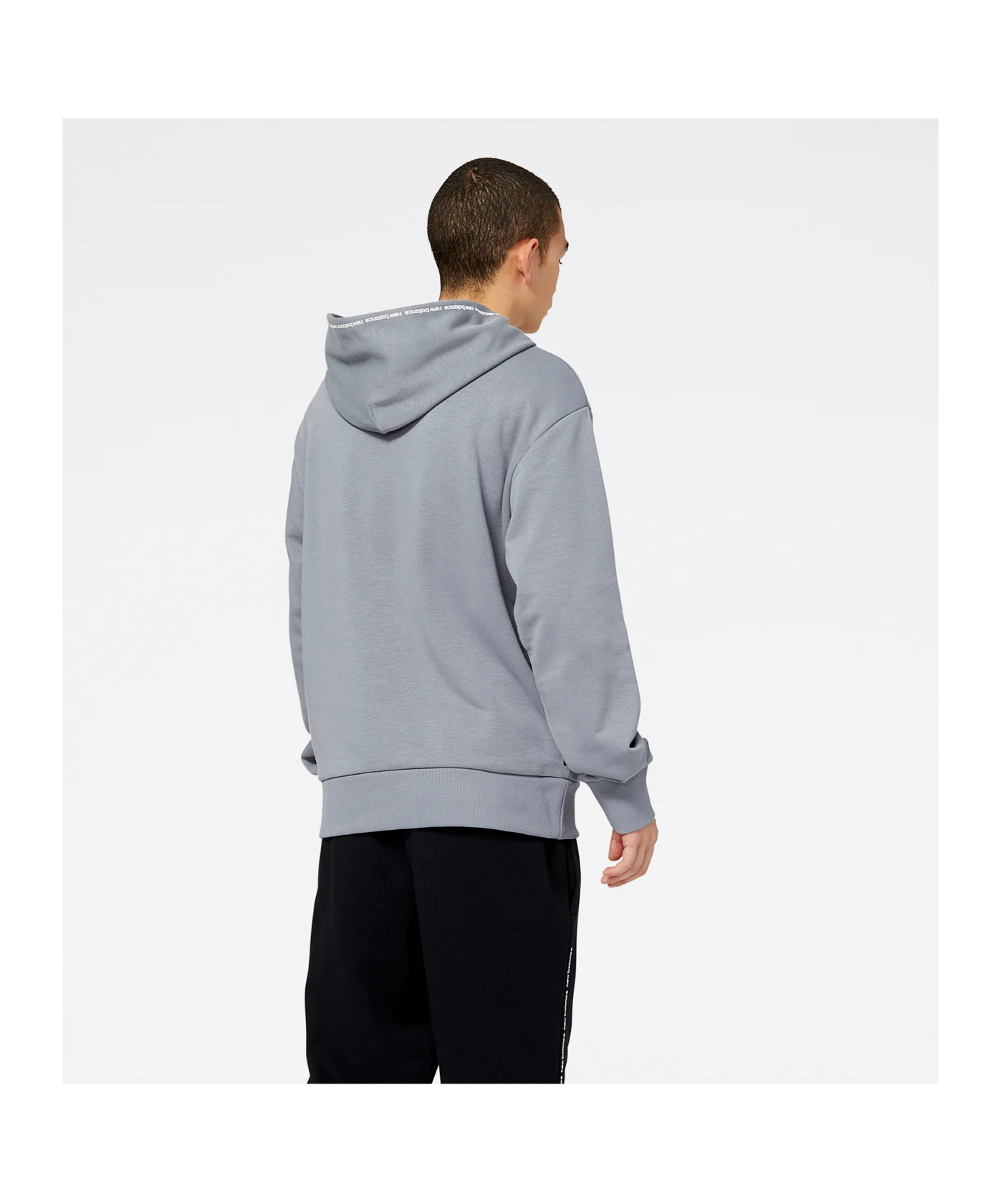 New Balance Essentials Fleece Hoody Grau FGNM