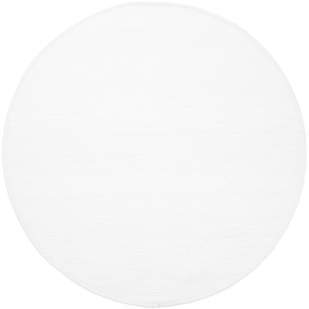 Vloerkleed Scott Wit Rond ø200 cm