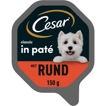 Cesar Classic in Paté met Sappig Rund 150 g