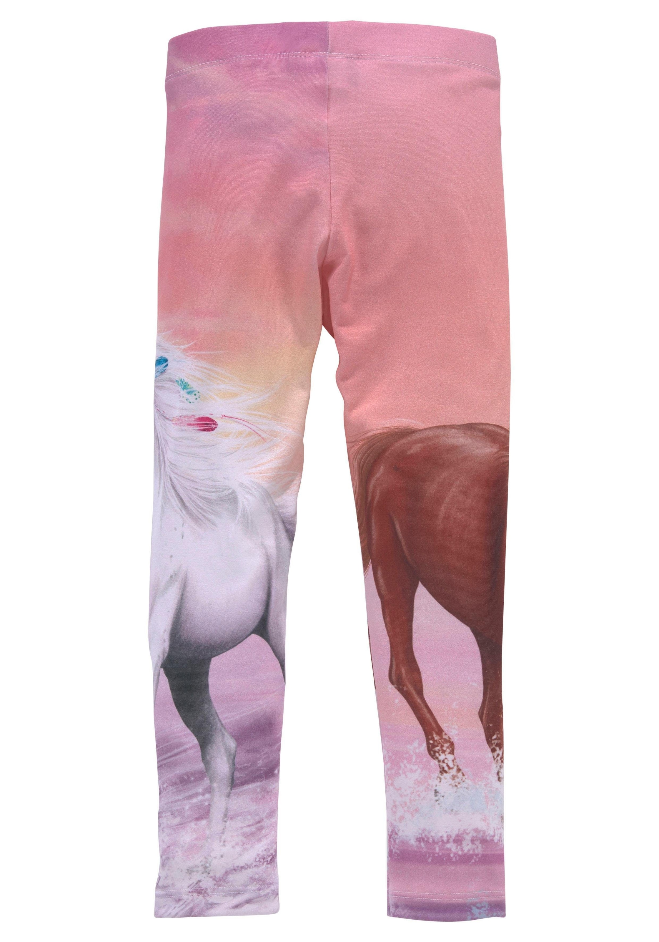 Miss Melody Leggings  mit schönem Pferdemotiv