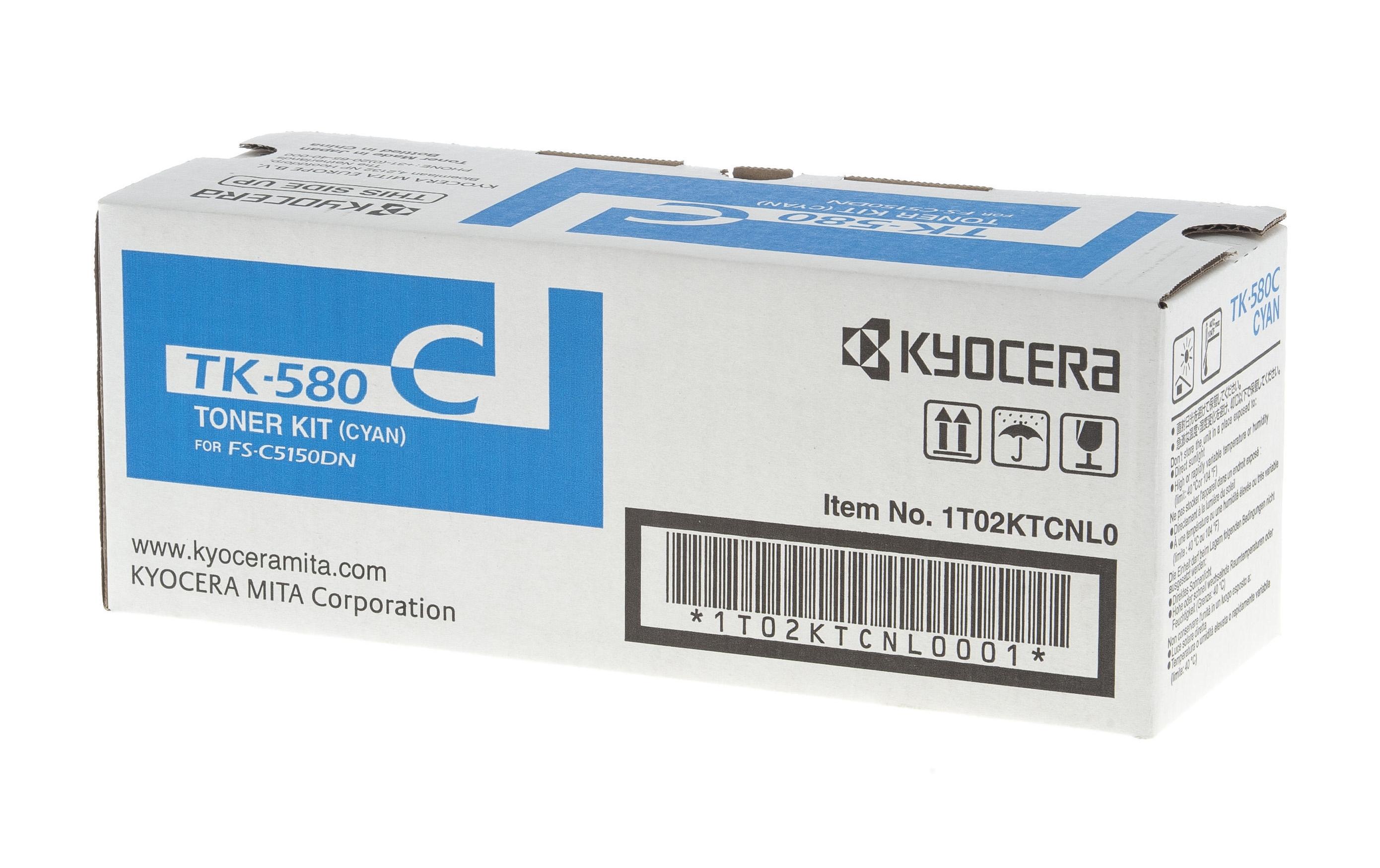 Toner TK-580C CyanToner, black