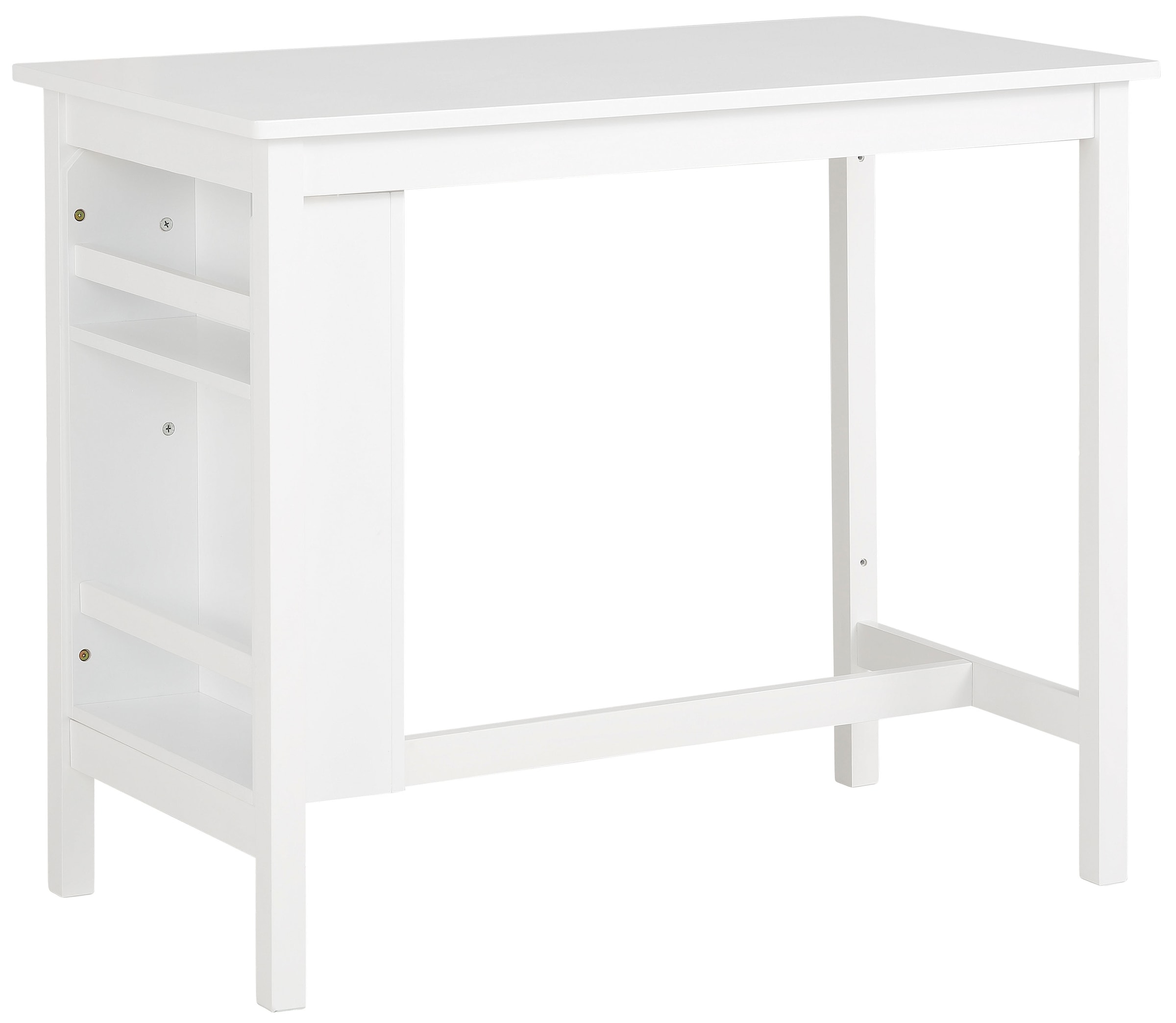 Home affaire Bartisch »Torpedo, TOPSELLER!« Bartisch, Küchentisch, Esstisch, OTTOs Choice,  Gestell Massivholz Kiefer, Tischplatte und Regal MDF, Küchentisch