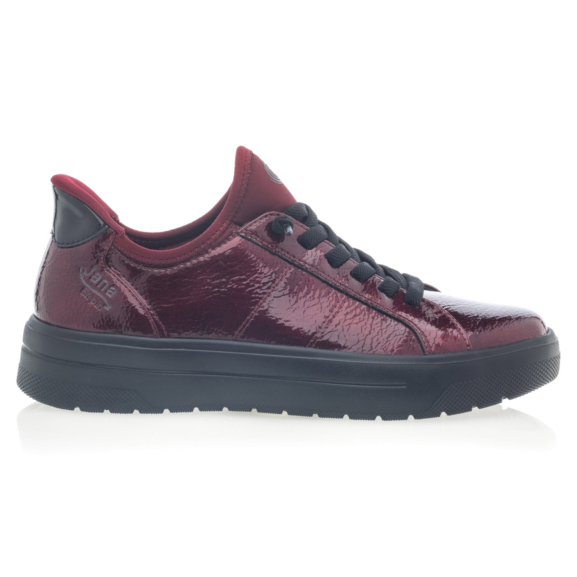 Baskets basses Femme bordeaux