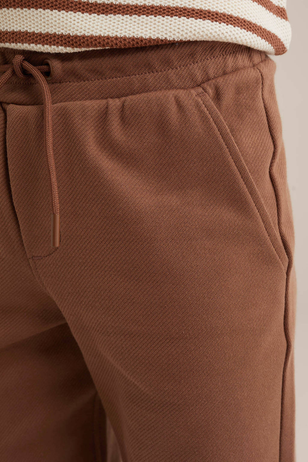 WE Fashion casual broek bruin