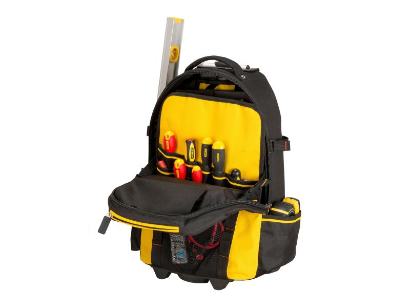 Stanley Werkzeugrucksack Trolley Werkzeugrucksack mit Rollen und Teleskopgriff