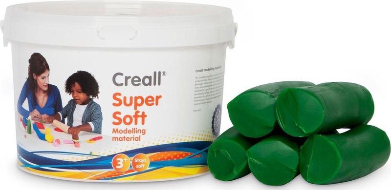 Creall - Supersoft Klei - Groen - 1750gr