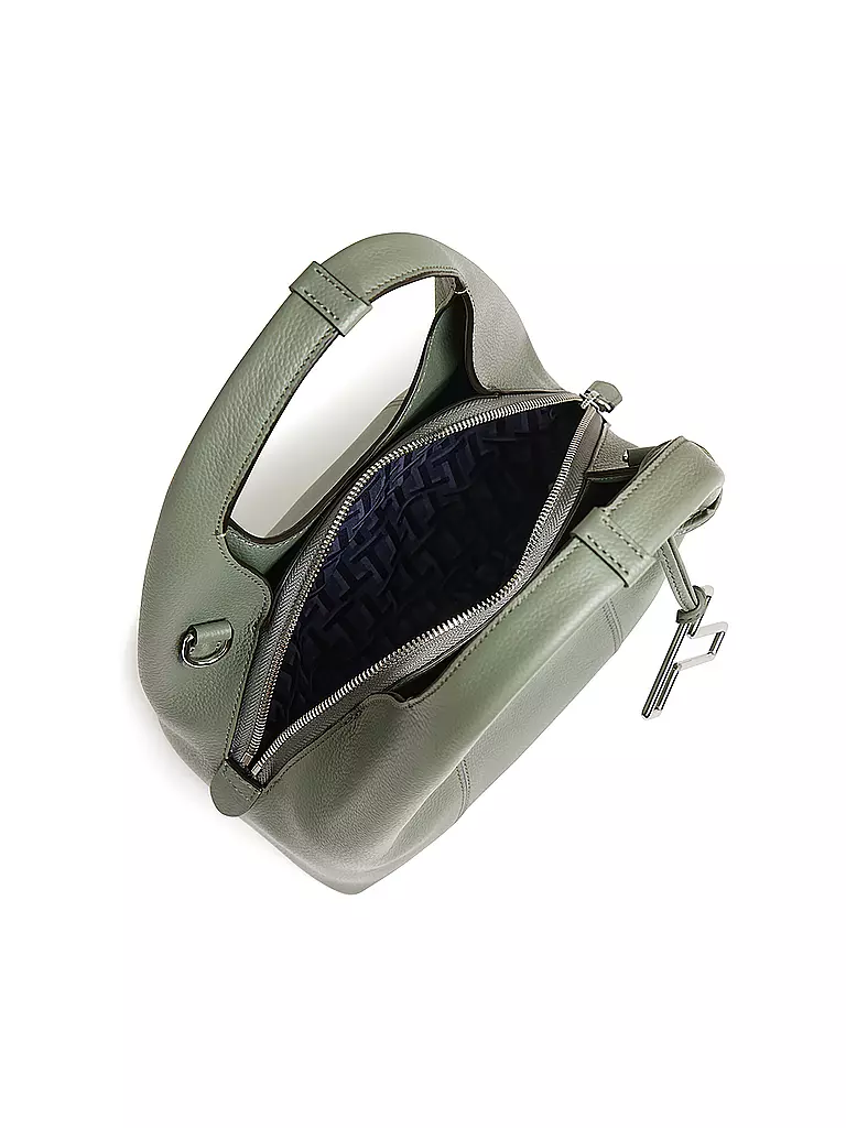 LE TANNEUR Ledertasche - Hobo Bag JULIETTTE Small olive