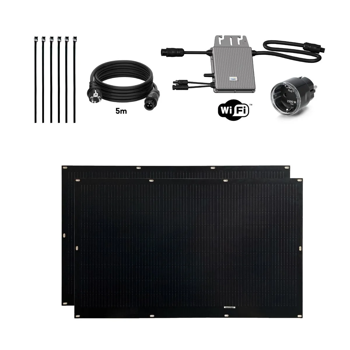 Tornasol Flex Full Black 400W - Kit solaire