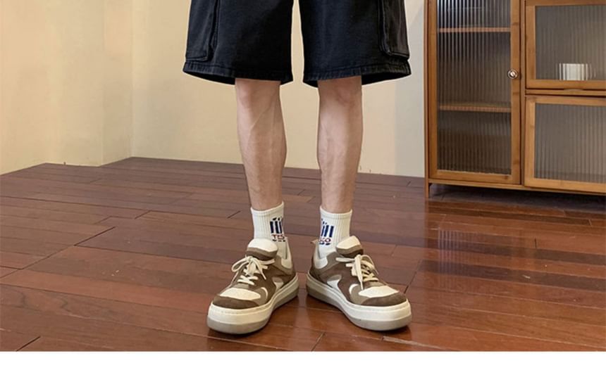 GRAYCIOUS - Mid Rise Washed Denim Shorts
