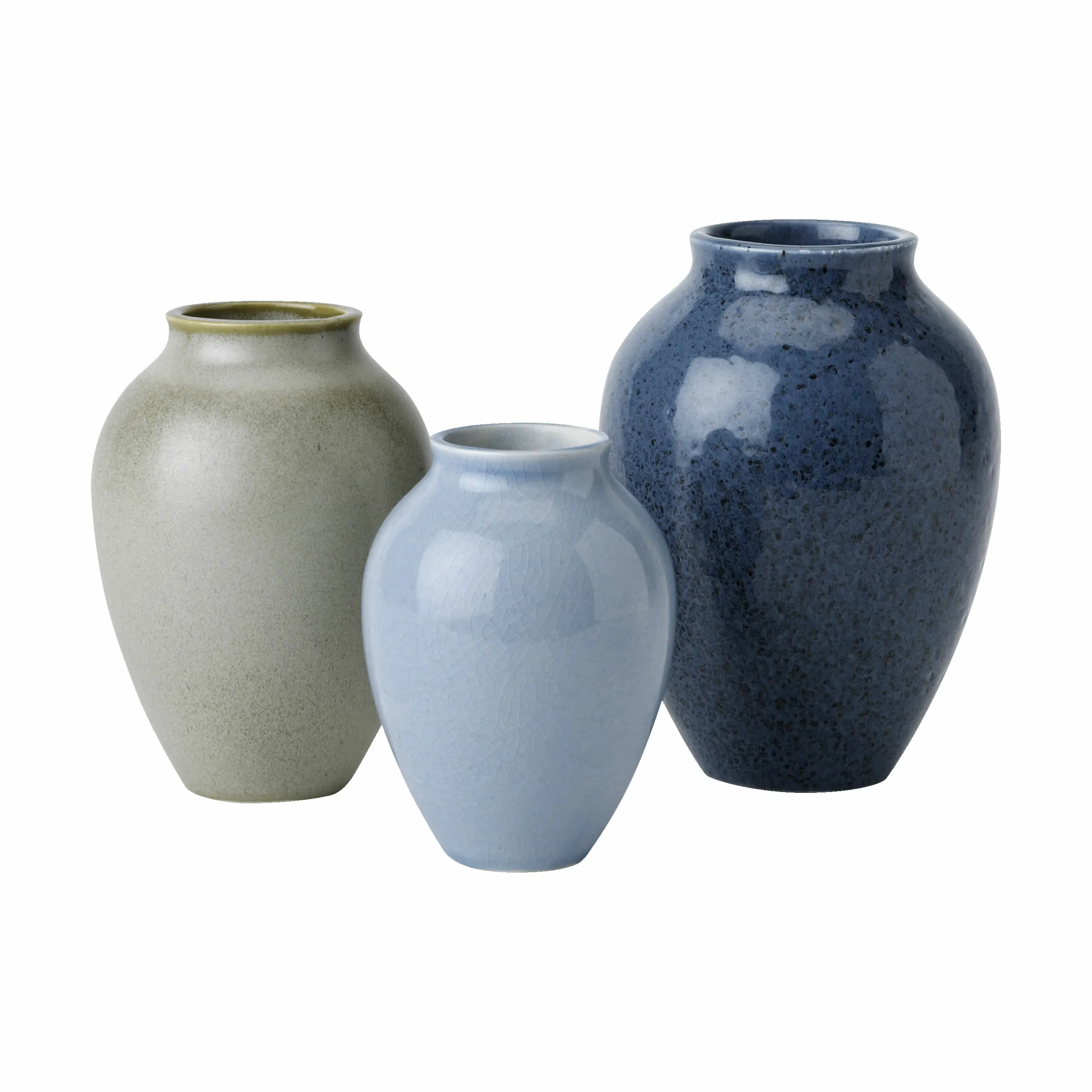 Knabstrup Keramik Vase - 3 stk.