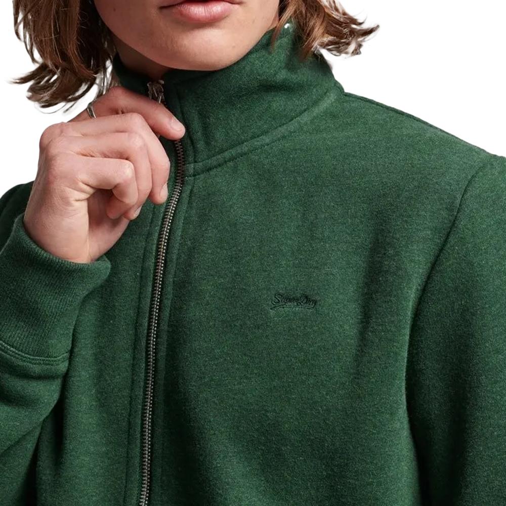 Superdry Sweat Zippé Vert Foncé Homme Superdry M2013117A