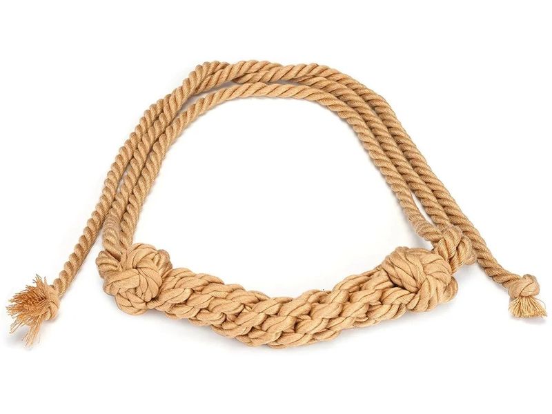 LiebeSeelen Shibari Bondage Seil Mundknebel Seilknebel für erotische Dominanzspiele