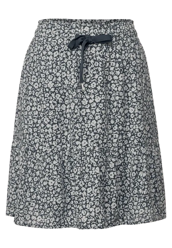 Musselin Paperbag Rock - cool vintage green