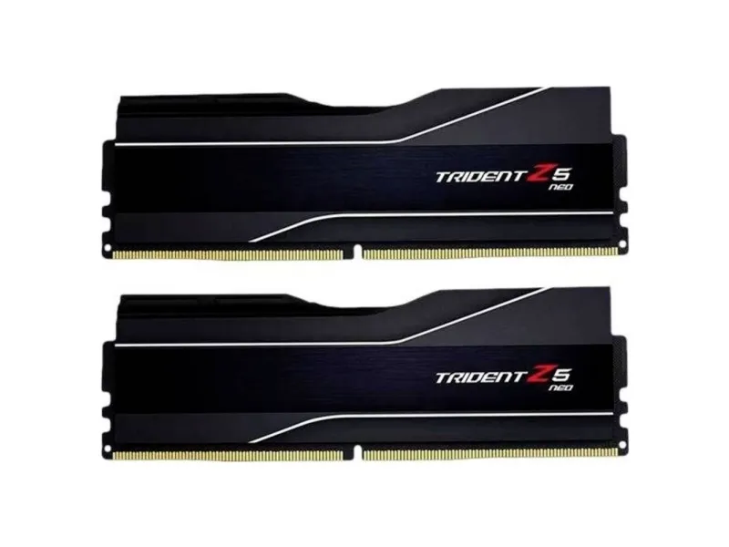 G.Skill Trident Z5 Neo - DDR5 - sæt - 64 GB: 2 x 32 GB - DIMM 288-PIN - 6000 MHz / PC5-48000 - CL30 - 1.4 V - ikke bufferet - ikke-ECC - sort