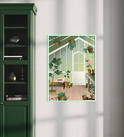 Vissevasse Billederamme - Tr? - 30x40 cm - Spring Green