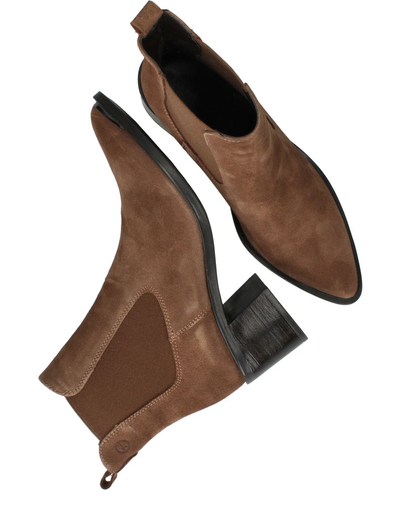 Tamaris Enkellaarsjes Cognac Dames
