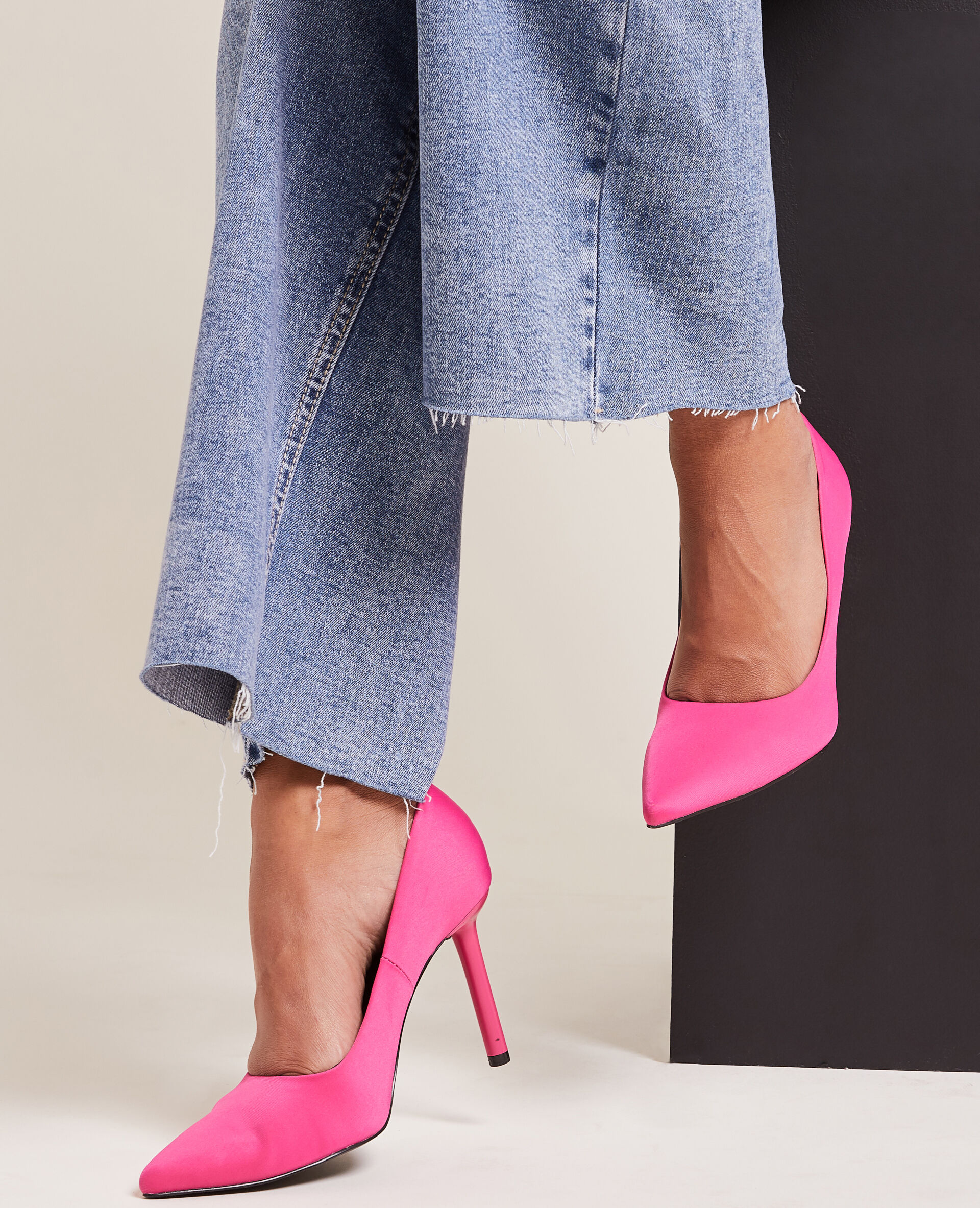 Escarpins bout pointu - Rose fluo