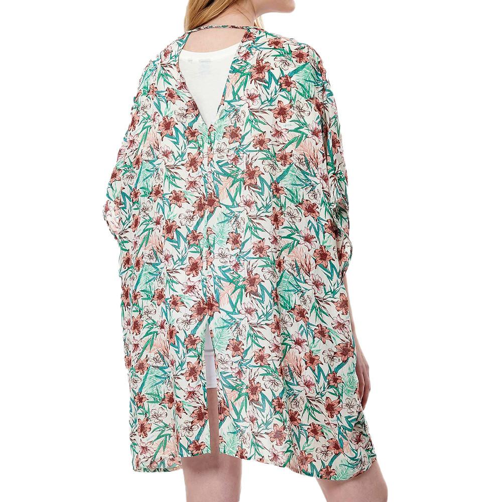 Kaporal Kimono Fleuries Blanches Femme Kaporal Growe