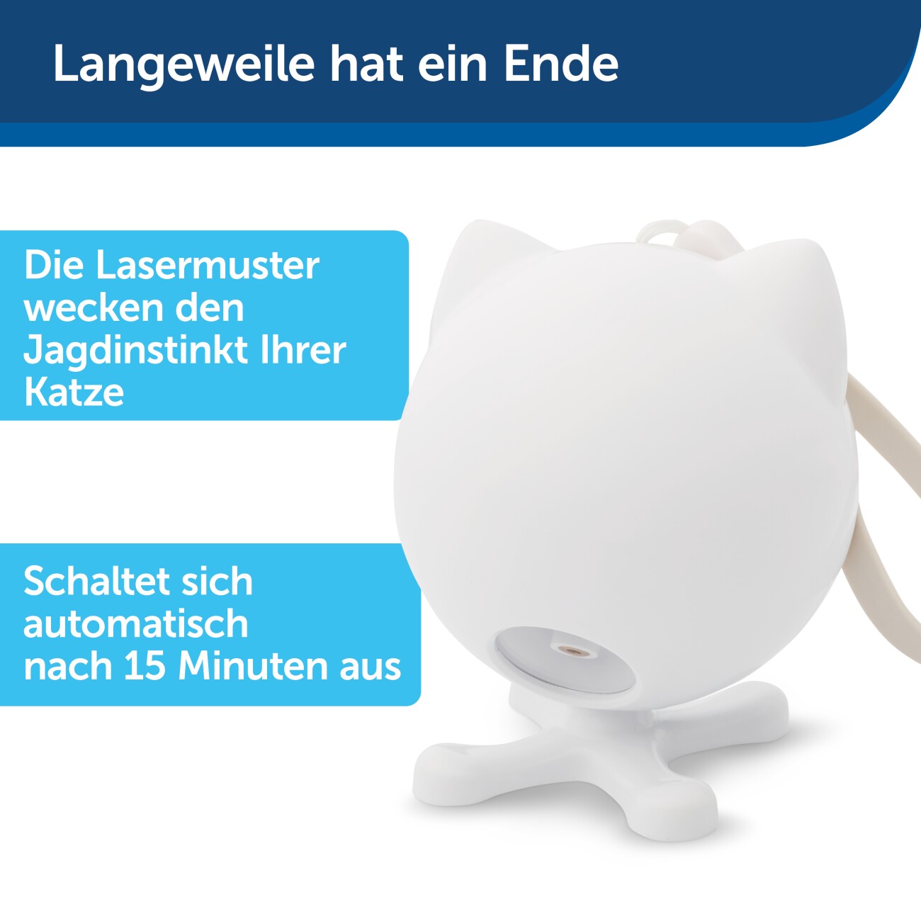 PetSafe Automatisches Laserspielzeug für Katzen Dancing Dot