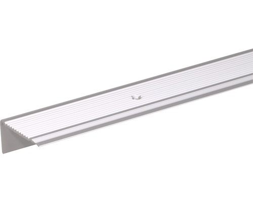 Trapprofiel, aluminium, zilver geanodiseerd, 45x23x2,7 mm, 2 m