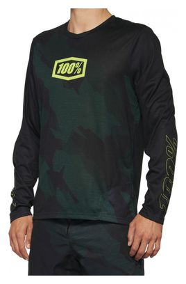 Maillot Manches Longues 100% Airmatic Limited Edition Noir / Camo