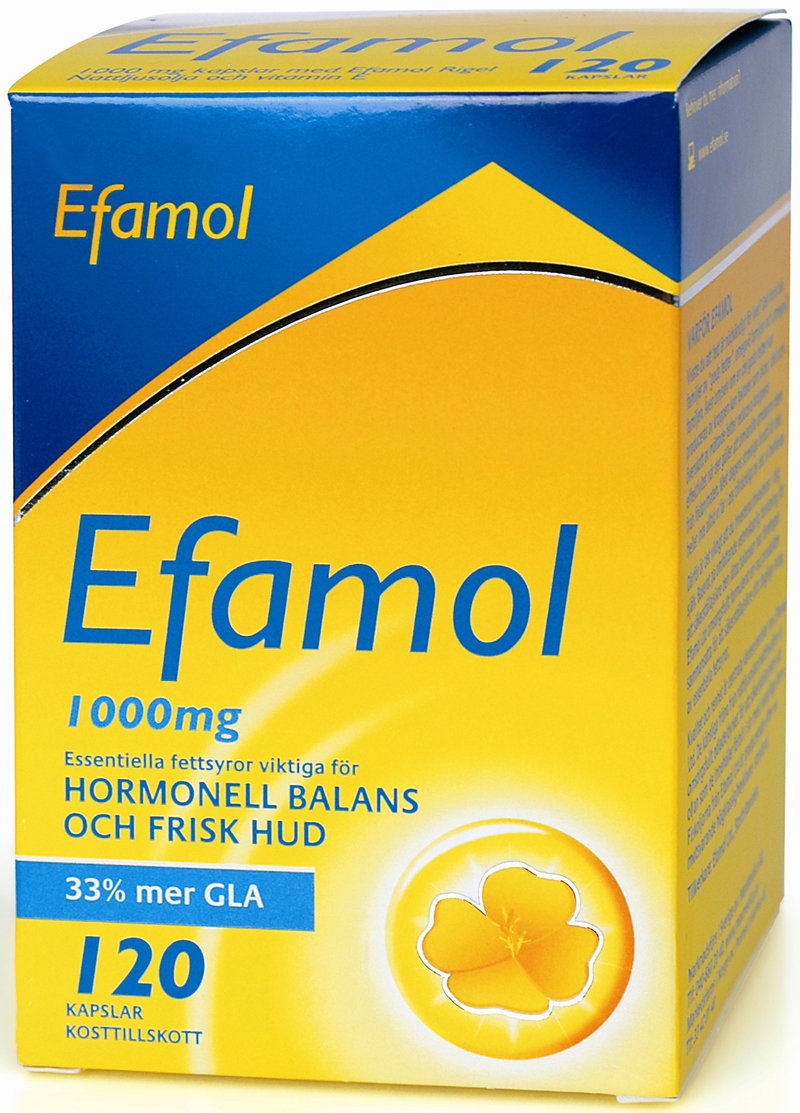 Efamol Nattlysolje 120 Kapsler