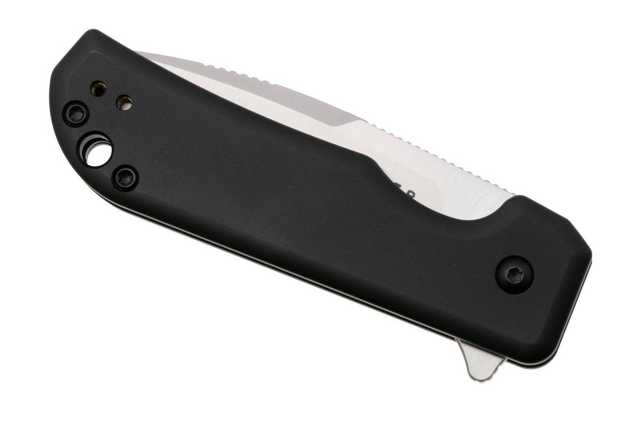 Kizer Vanguard Nice Guy V3011A2 Satin Nitro-V, Black Aluminium, zakmes, Azo design