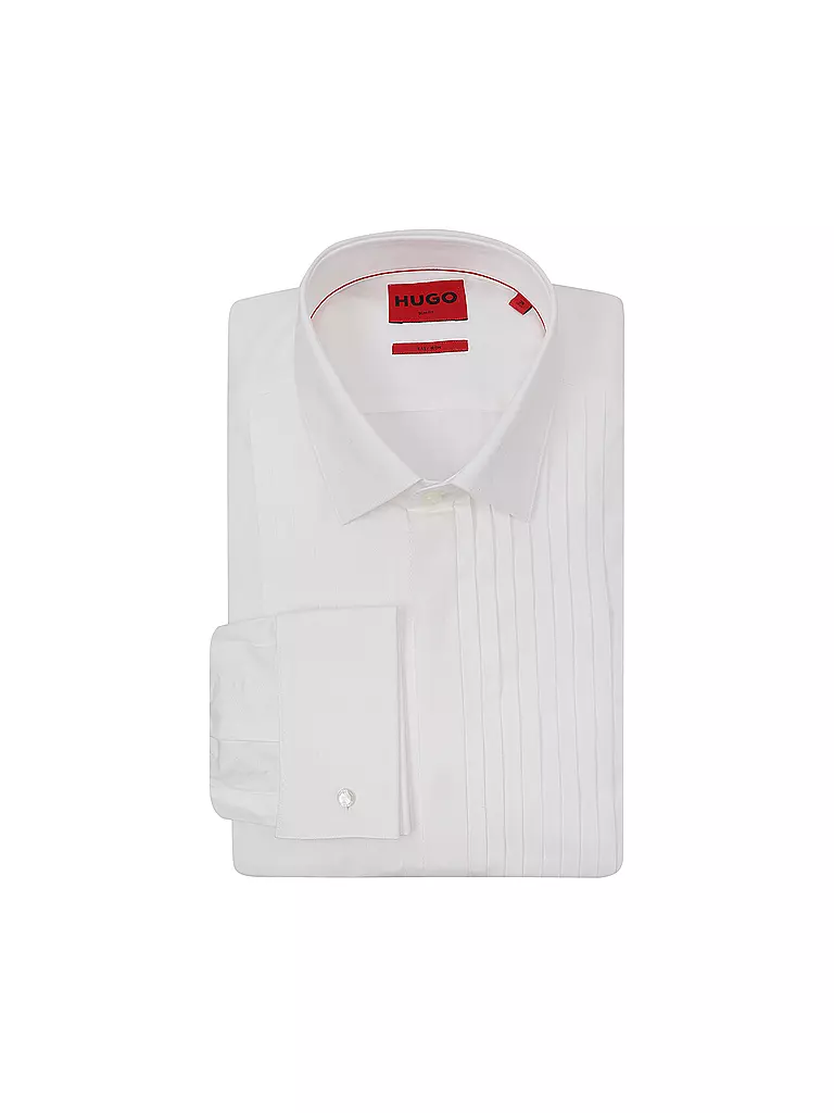 HUGO Hemd Slim Fit KAMISO weiss