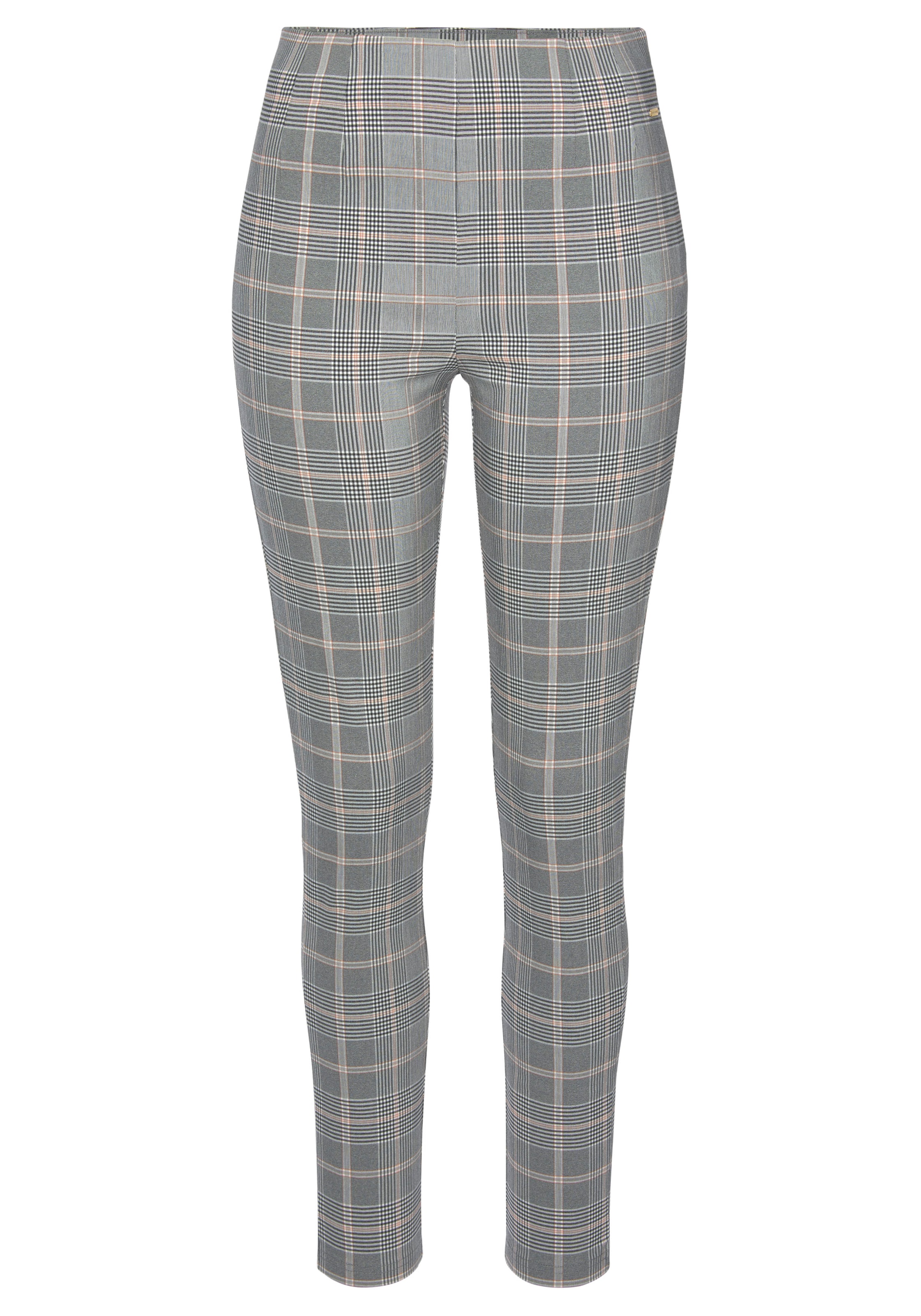 LASCANA Highwaist Leggings  mit Karomuster