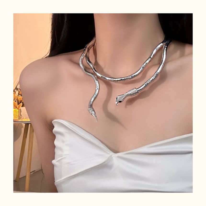 SUMMERBLACK - Buigzame slangketting