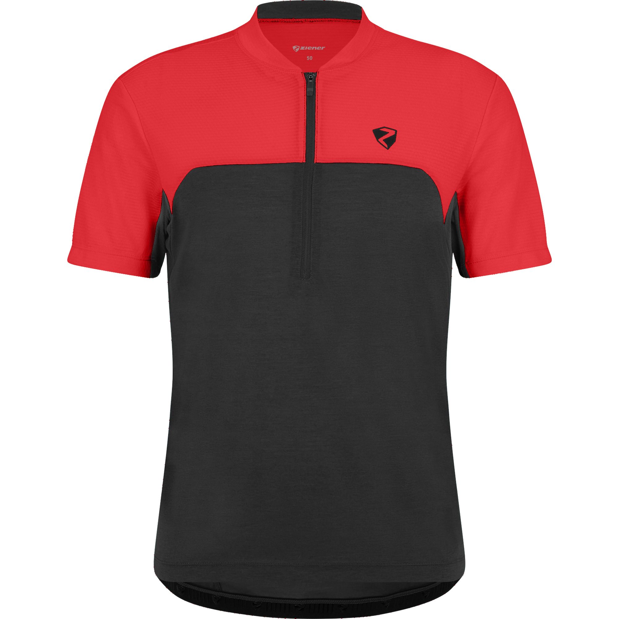 Ziener Narius Radtrikot Herren rot
