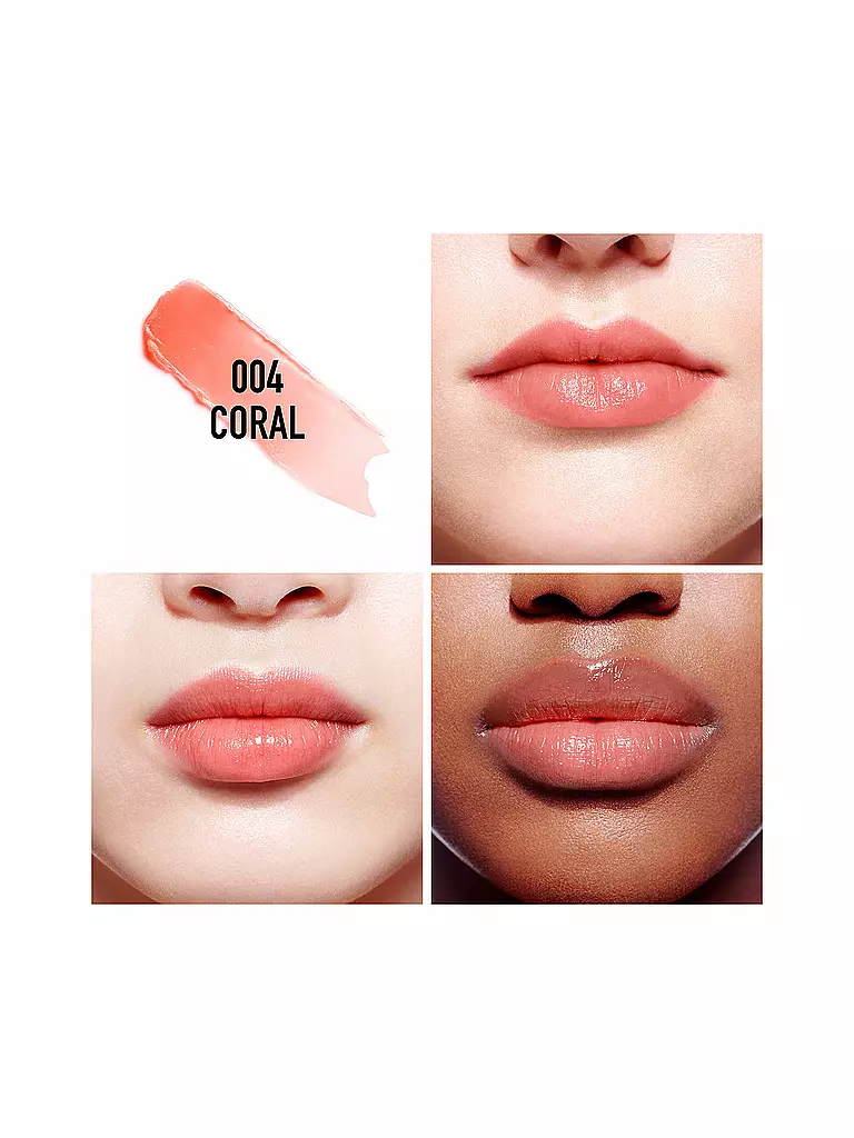 DIOR Lip Glow Farbintensivierender Lippenbalsam ( 004 Coral ) koralle