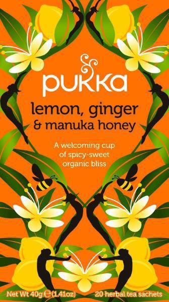 Pukka Thee Lemon Ginger & Manuka Honey 20 zakjes